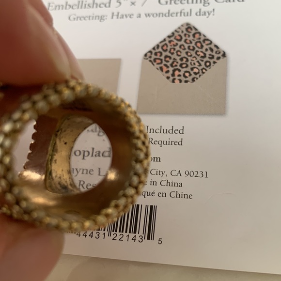 Vintage Magnifying Glass Steampunk Ring Size 7 - Picture 5 of 6